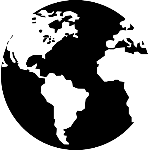 Earth with continents - Free Maps and Flags icons