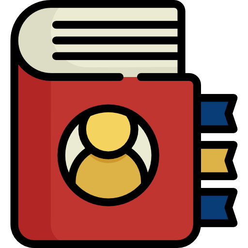 libro de contactos icono gratis