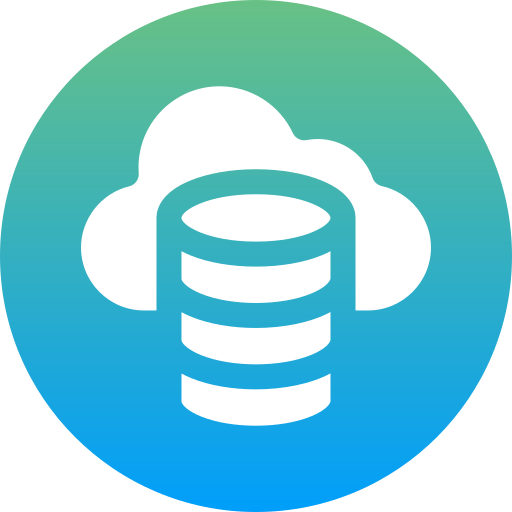 base de datos en la nube icono gratis