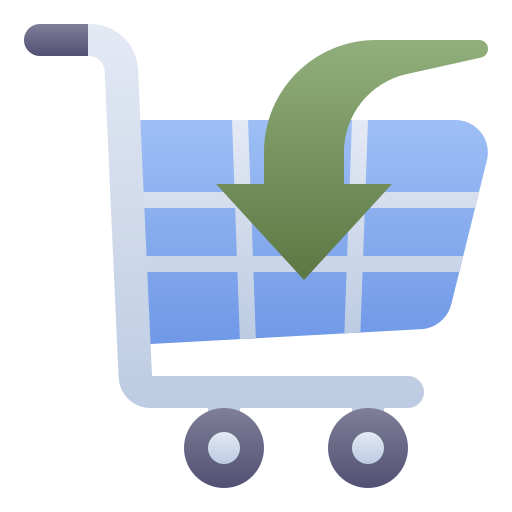 Cart Generic Flat Gradient icon