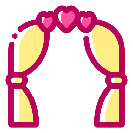 arco de boda icono gratis