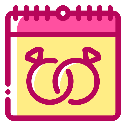 Дата свадьбы бесплатно иконка