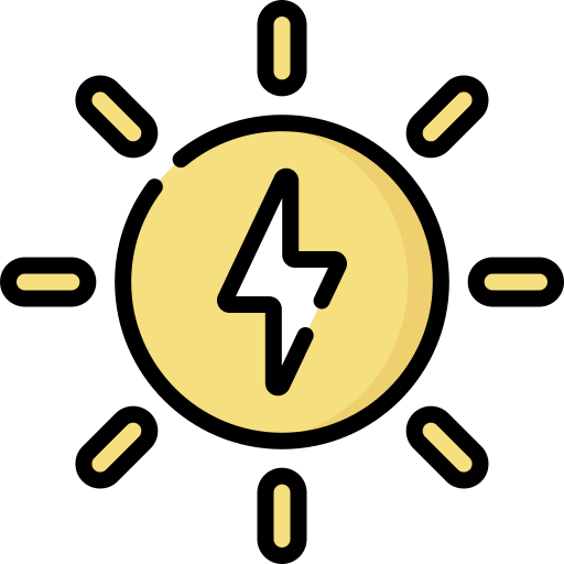 energia solar grátis ícone energia solar grátis ícone