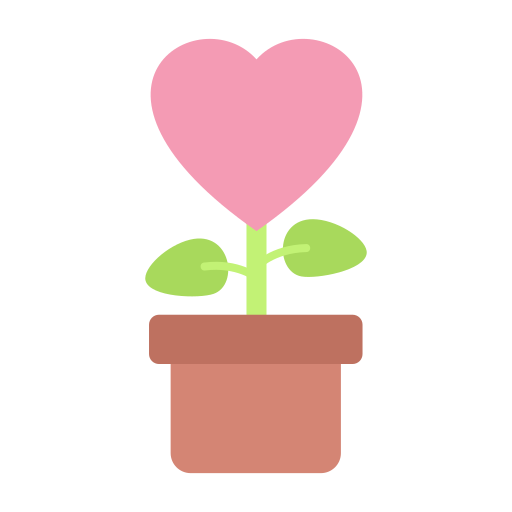 planta de amor icono gratis