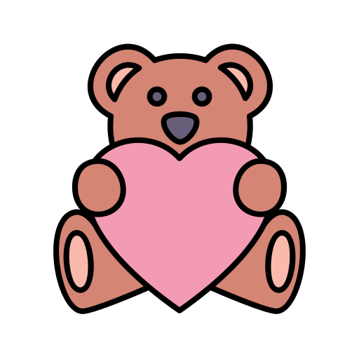 oso de peluche icono gratis