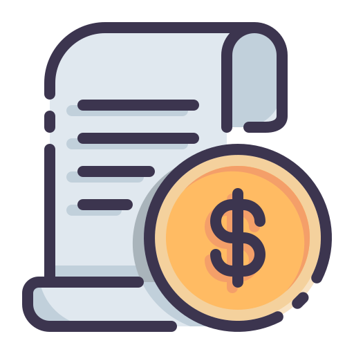 Receipt Generic Outline Color icon