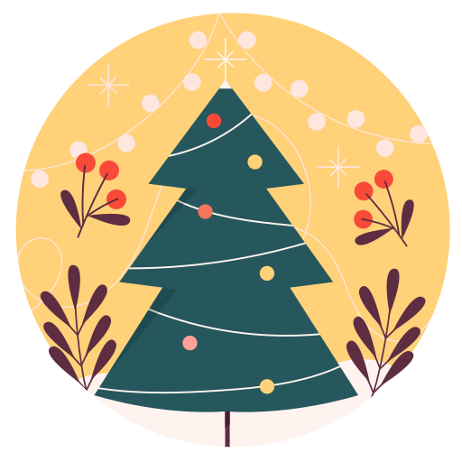 árbol de navidad gratis sticker