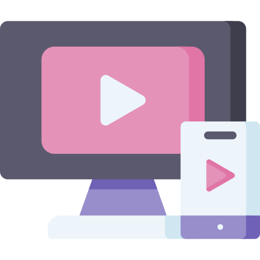 reproductor de video icono gratis