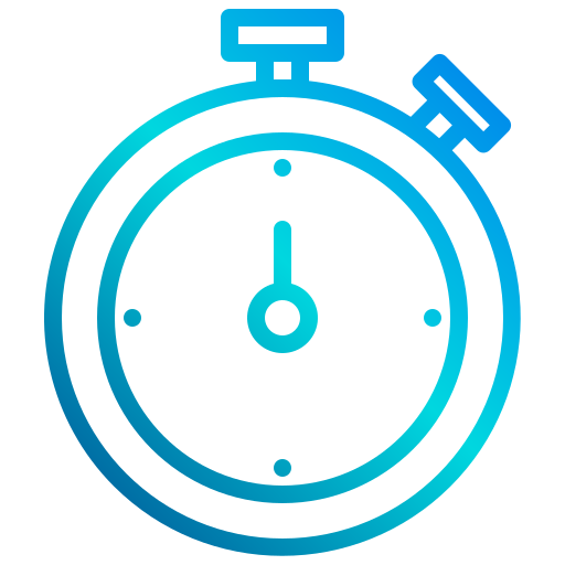 Clock xnimrodx Lineal Gradient icon