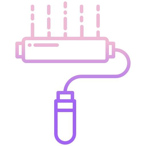 rodillo icono gratis