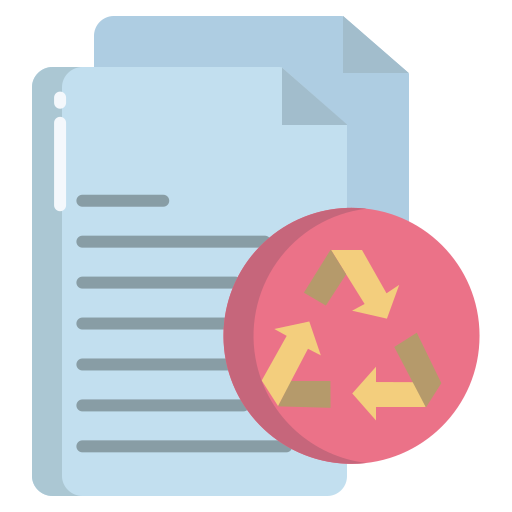 Paper free icon