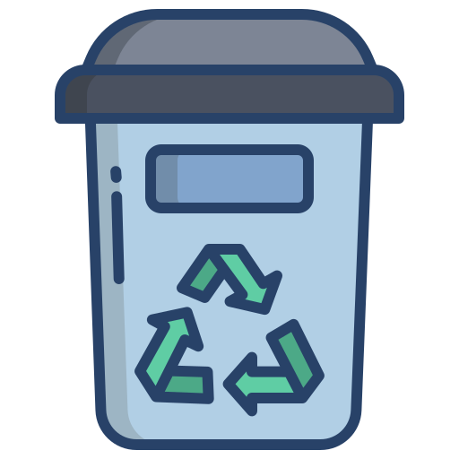 contenedor de basura icono gratis