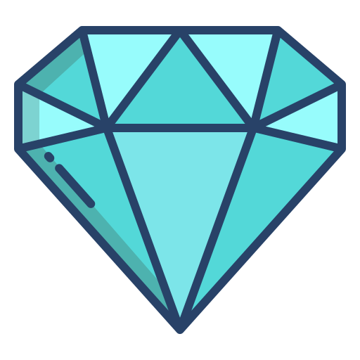 Diamond Icongeek26 Linear Colour icon