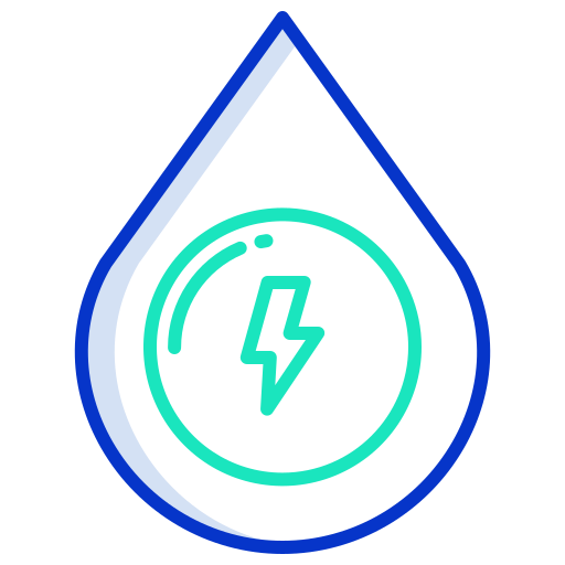 energía del agua icono gratis