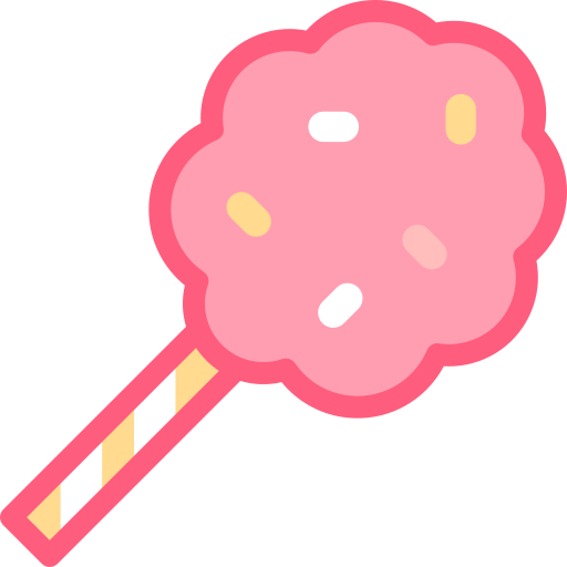 Cotton candy - Free food icons