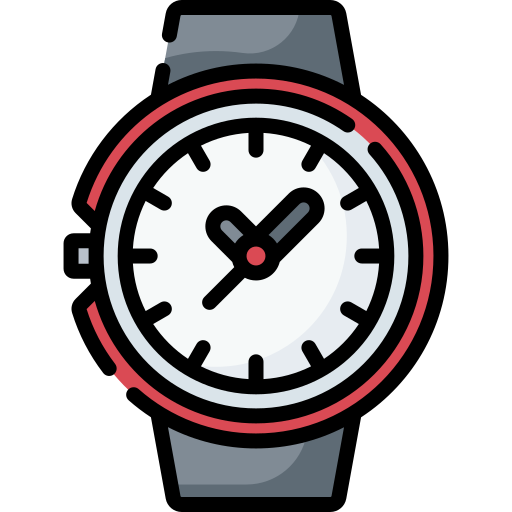 reloj de pulsera icono gratis