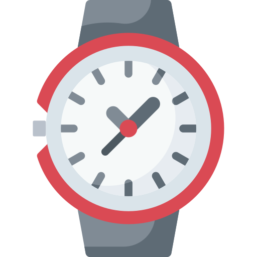 reloj de pulsera icono gratis