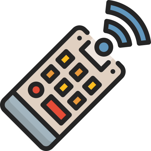 Remote Control Generic Outline Color Icon