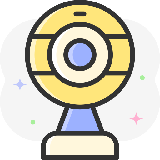 cámara web icono gratis