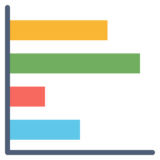 gráfico de barras icono gratis