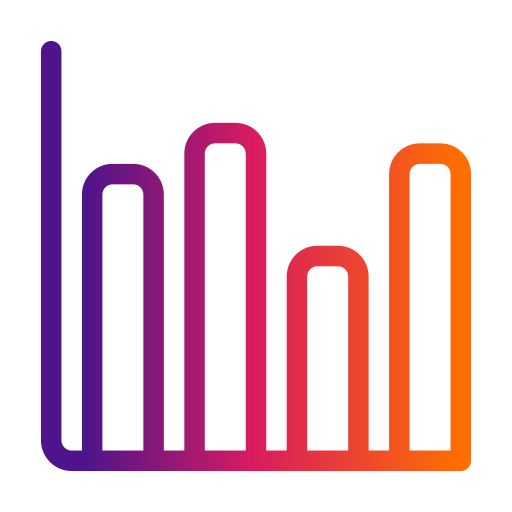 gráfico de barras icono gratis