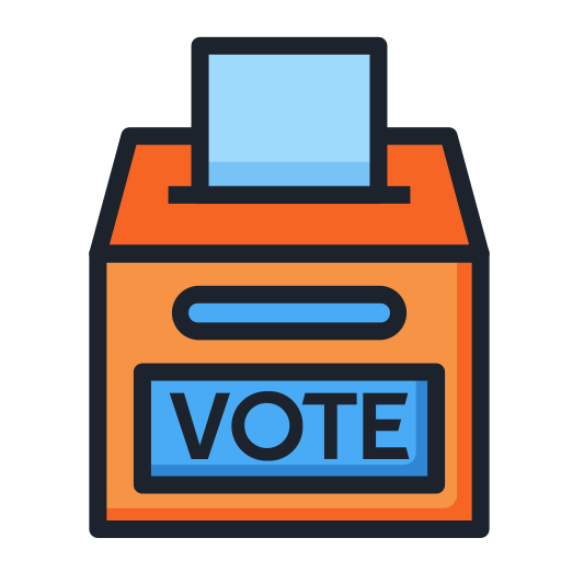 Voting box Generic Outline Color icon