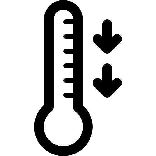 la temperatura icono gratis