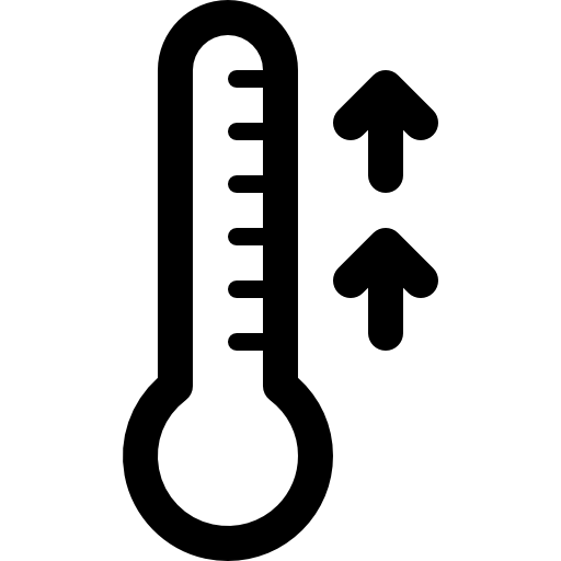 la temperatura icono gratis