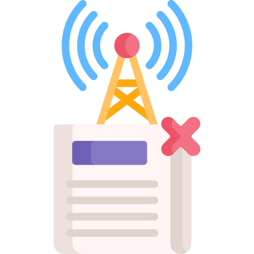 Broadcast - Free communications icons