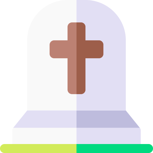 Grave Basic Rounded Flat icon