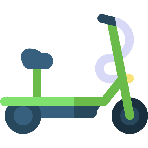 scooter electrico icono gratis