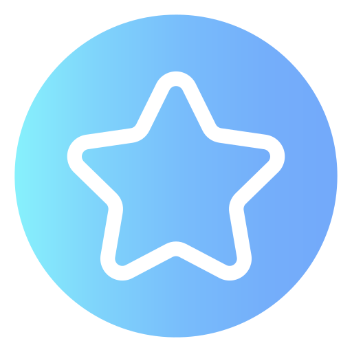 Star Generic Flat Gradient icon