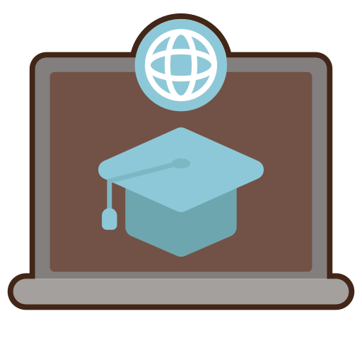 Online learning free icon Online learning free icon