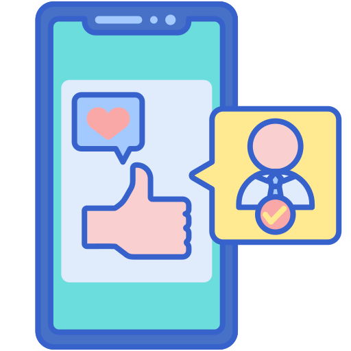 des médias sociaux Icône gratuit