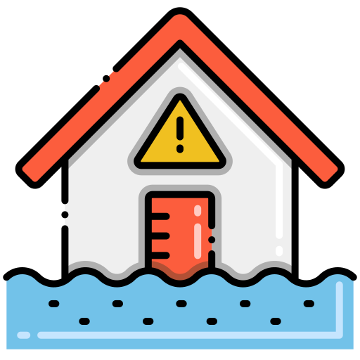 Flood Flaticons Lineal Color icon