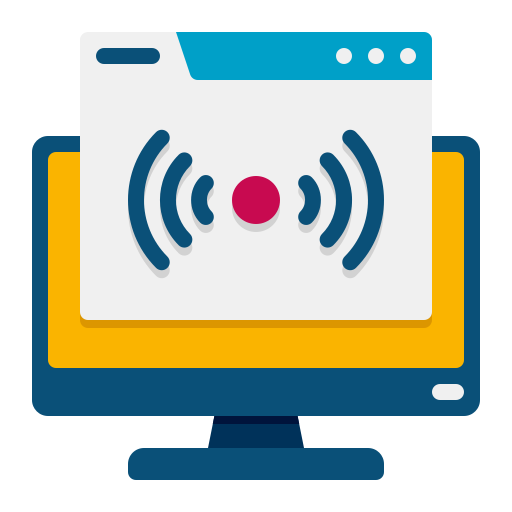 Webcast free icon