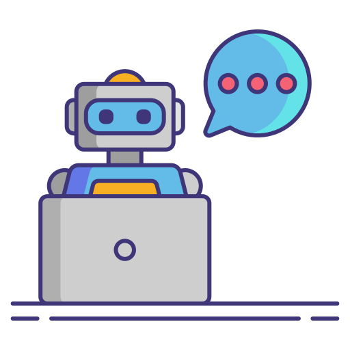 Chatbot Flaticons Lineal Color Icon