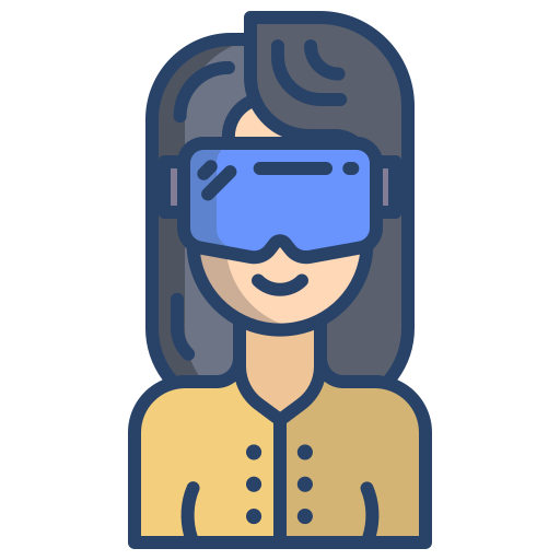 gafas de realidad virtual icono gratis