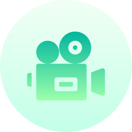 camara de video icono gratis