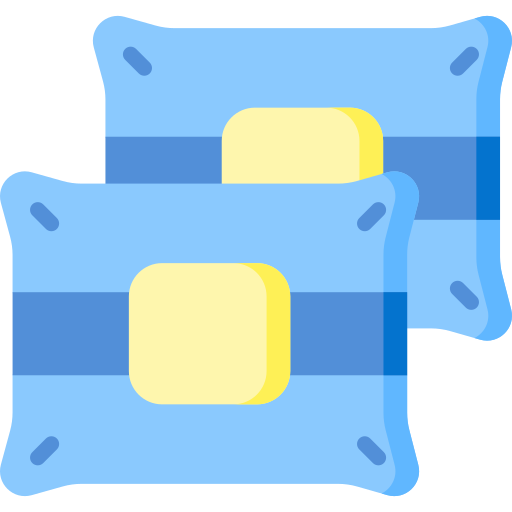 almohadas de cama icono gratis