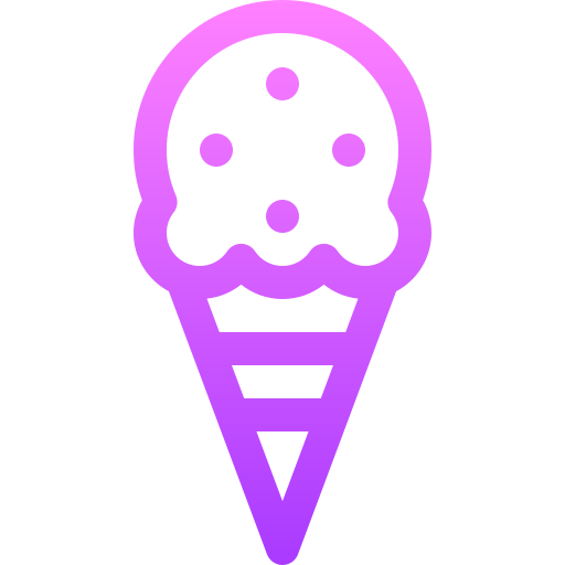 Ice cream Basic Gradient Lineal color icon