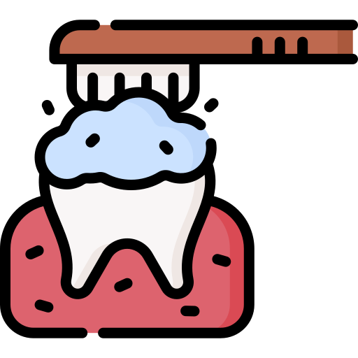 cepillar los dientes icono gratis