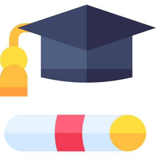 graduación icono gratis