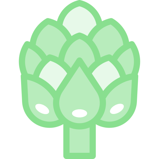 Artichoke Detailed color Lineal color icon