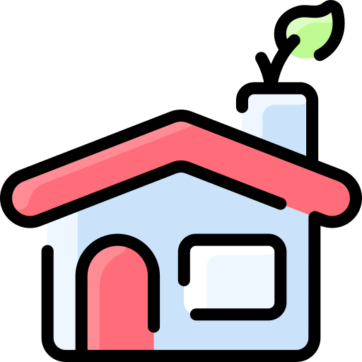 casa ecológica icono gratis