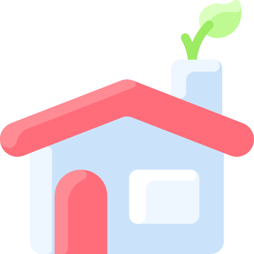 casa ecológica icono gratis