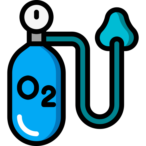 Oxygen mask free icon