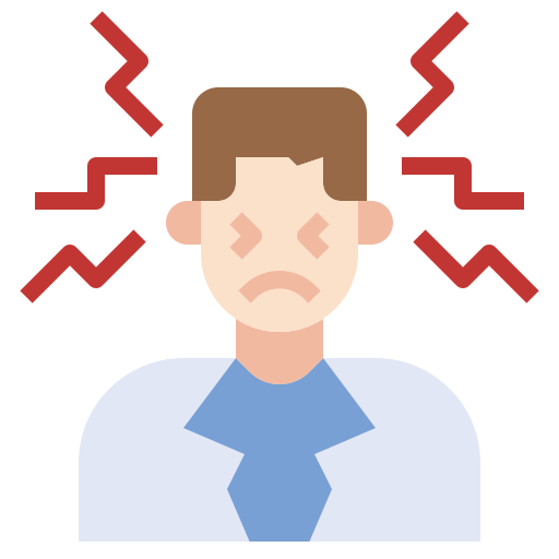 Headache Surang Flat icon