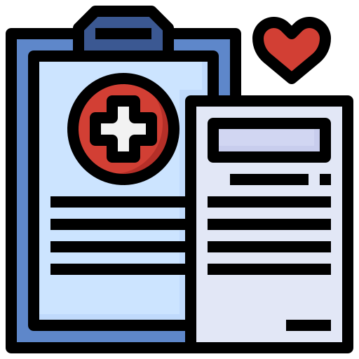 relatório médico grátis ícone
