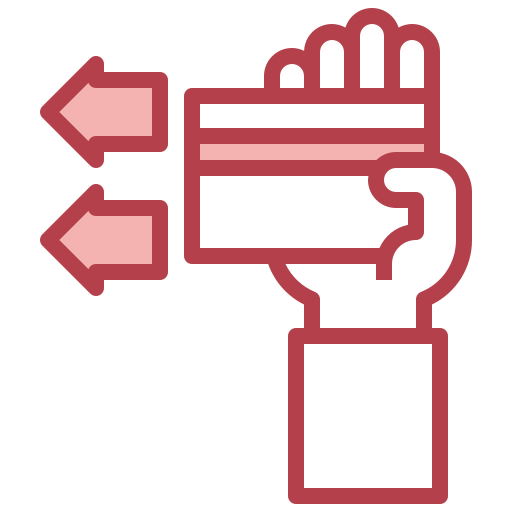 pago con tarjeta icono gratis